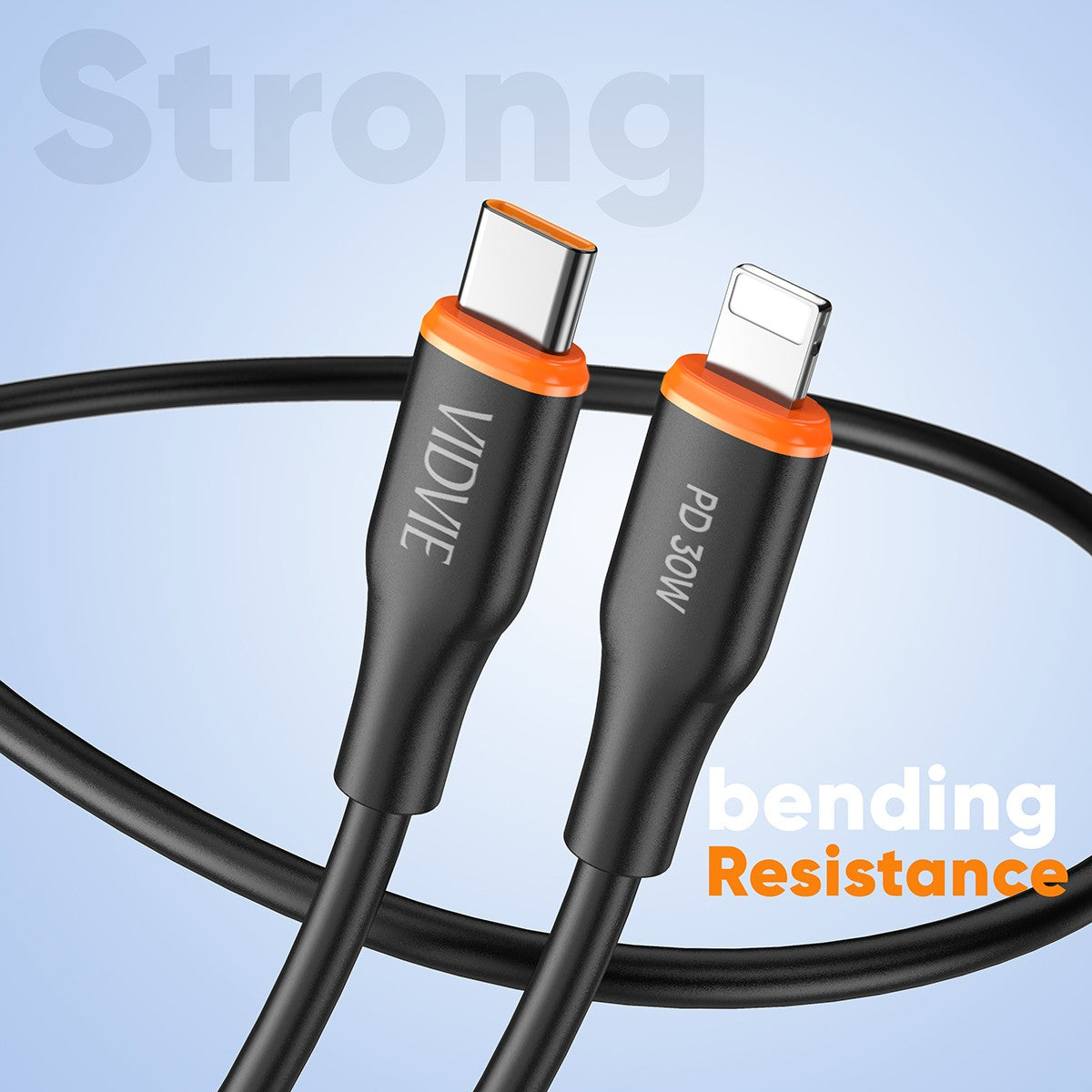 VIDVIE PD 30W Type-C to Lightning Data Cable