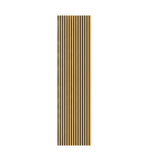 Linear Acoustic Wall Panel - PET + MDF Size: 605 x 2400 mm (Pack of 2)