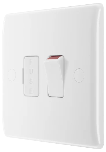 BG 850 White Switch Fused Spur Connection Unit