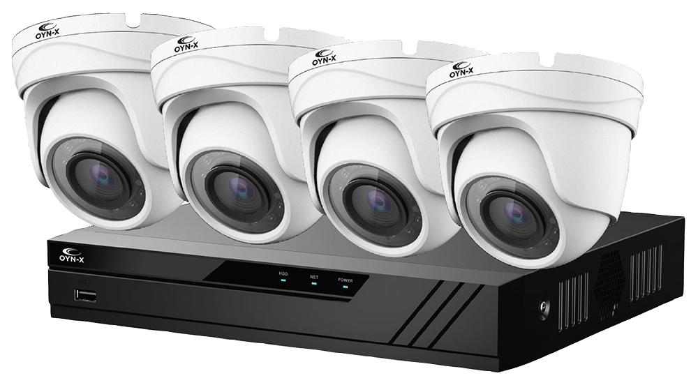 8 Channel DVR 4K Kit with 1TB HDD & 4x Turret Camera - EAGLE-8-4TUR-8MP-1TB CCTV