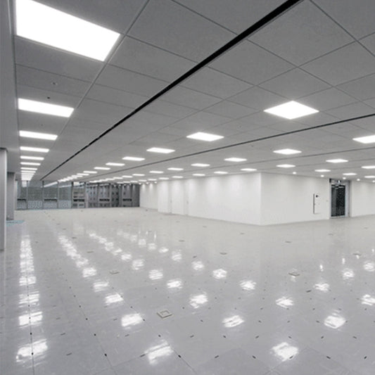 Ener-J Pack of 6 LED Slim Edgelit Ceiling Panels, 60x60cm, 40W, 6000K Cool White, 3600 Lumens
