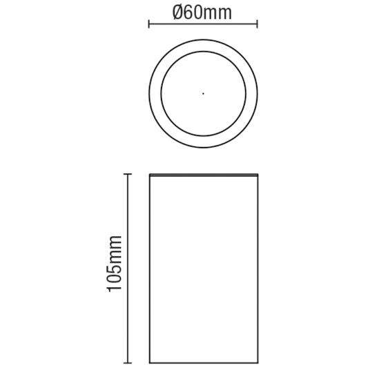 Forum Lighting ZN-37939-SST Wall Light, Leto Porch Light GU10, IP44