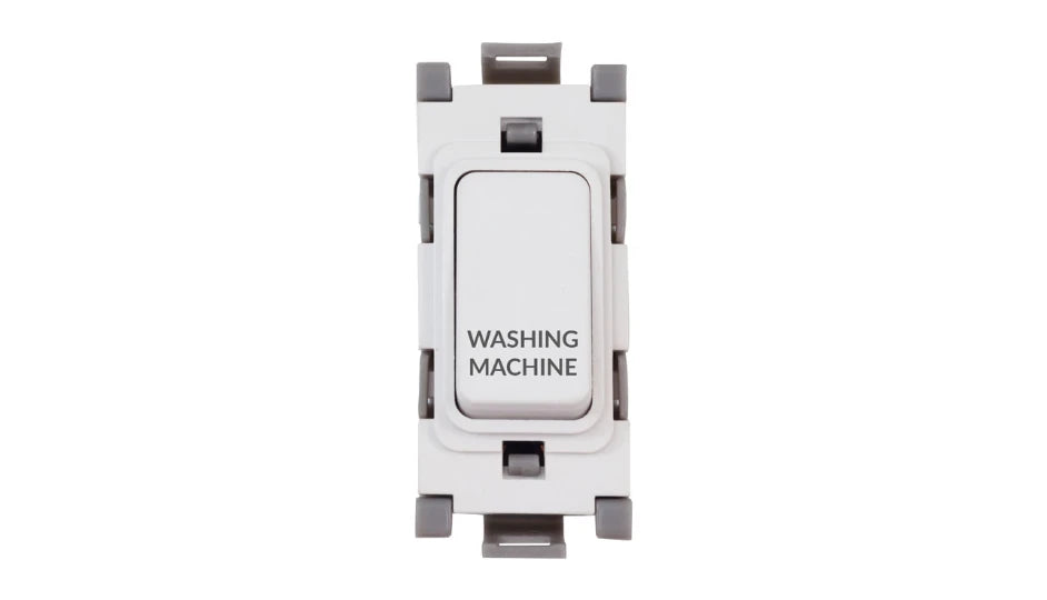 Deta Grid Switch 20A DP Washing Machine White G3554
