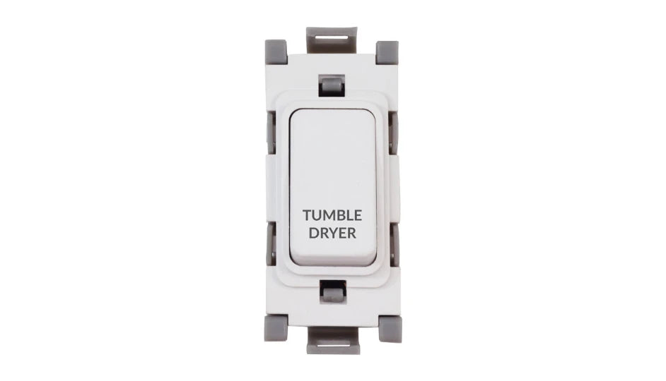 Deta Grid Switch 20A DP Tumble Dryer White G3555