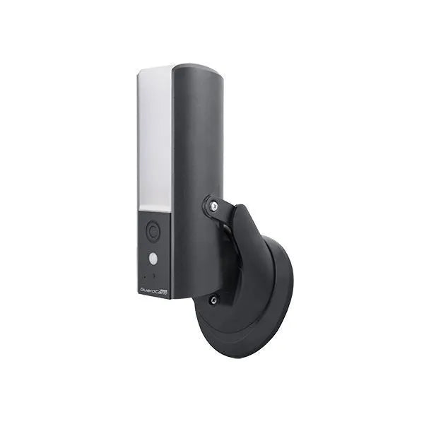 ESP GUARDCAMDECOBLK Black IP55 Combined Metal WI-FI Security Camera LED Light System