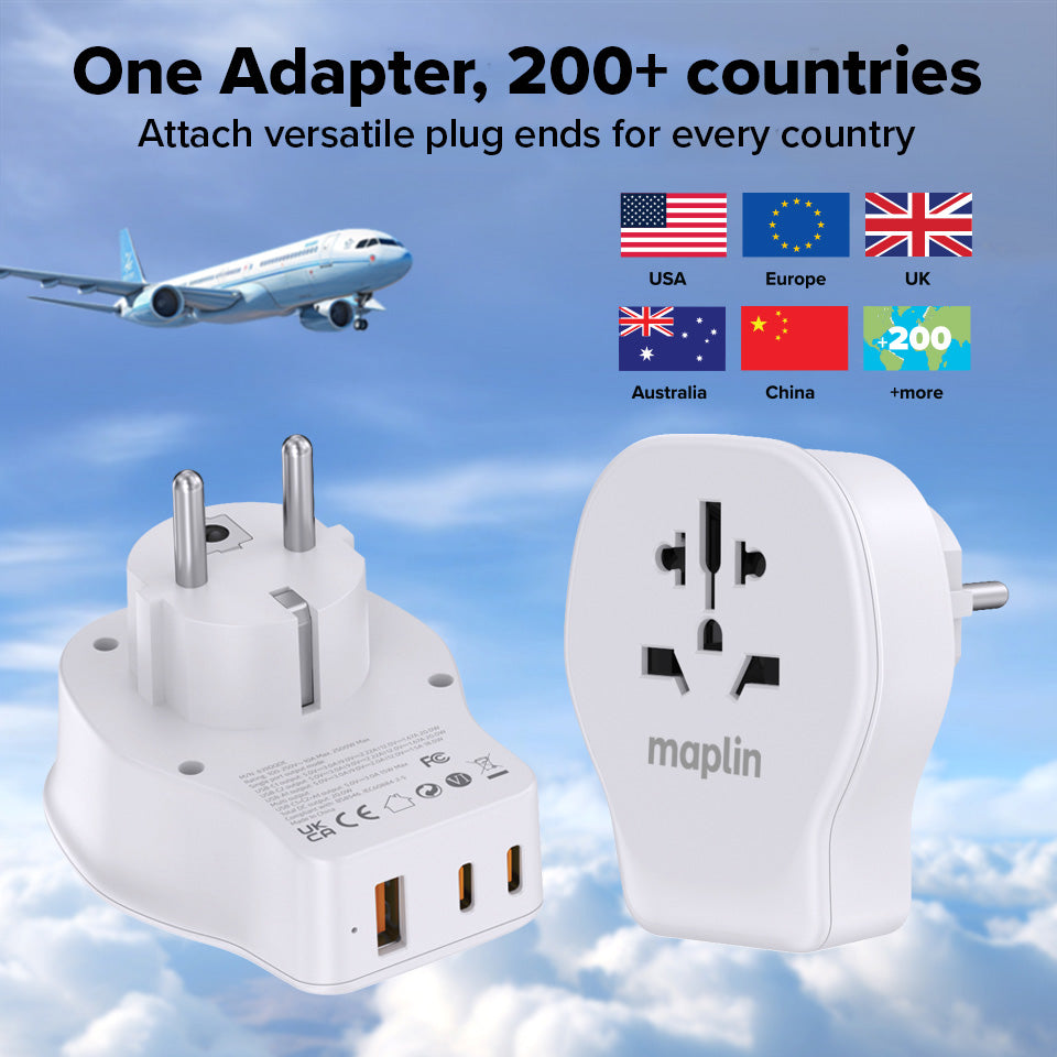 Maplin Worldwide Travel Adapter