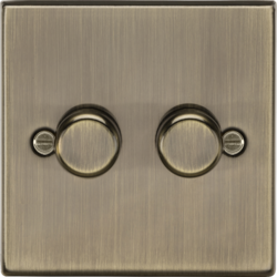 MLA 2G 2-way 10-200W (5-150W LED) Intelligent dimmer - Antique Brass