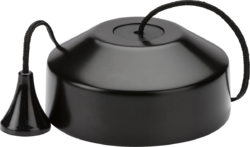 10AX 2-way Pull Cord Switch - Matt Black MLA