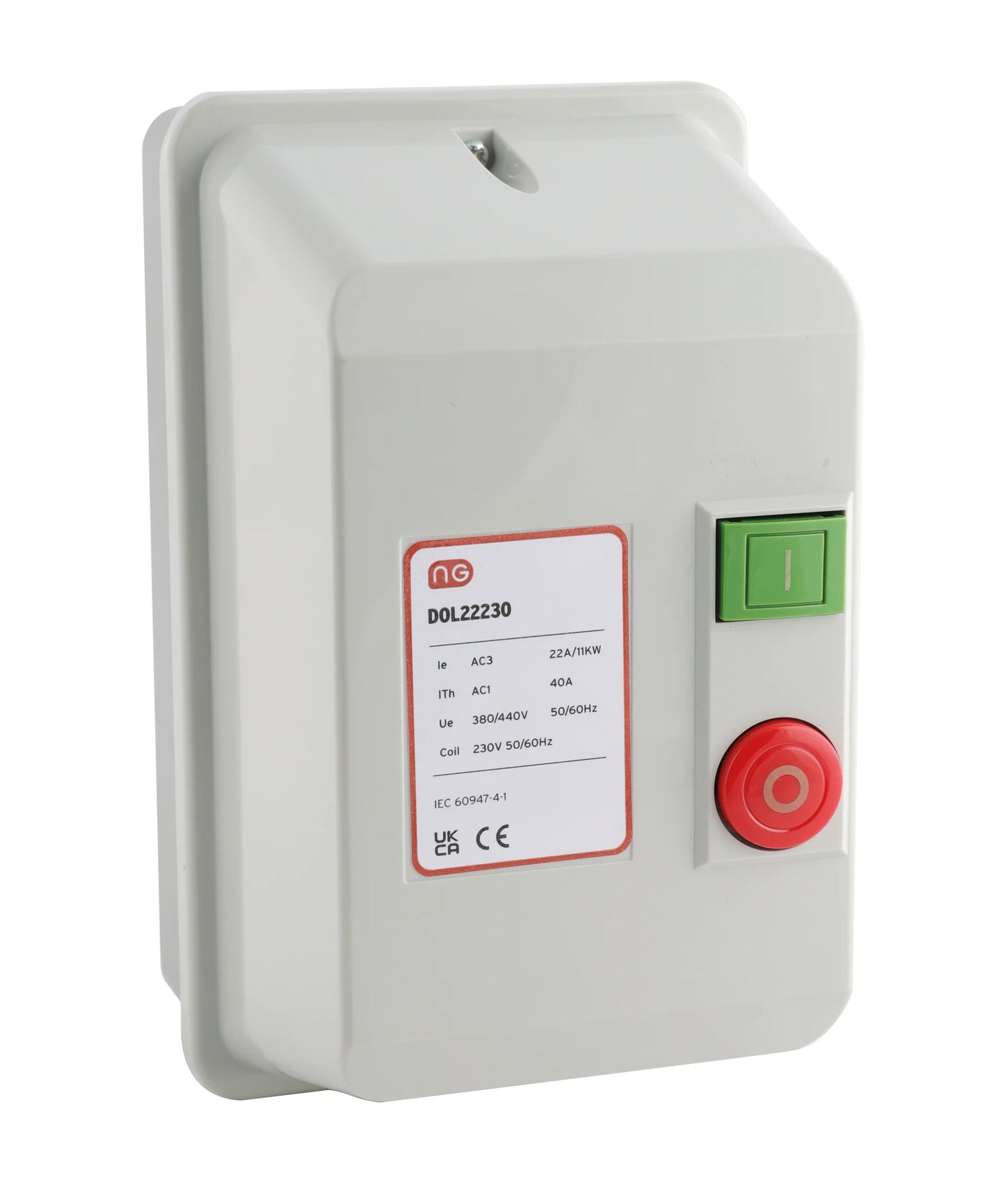 Niglon DOL22230 22A 11KW DOL Starter 230V Stop Start