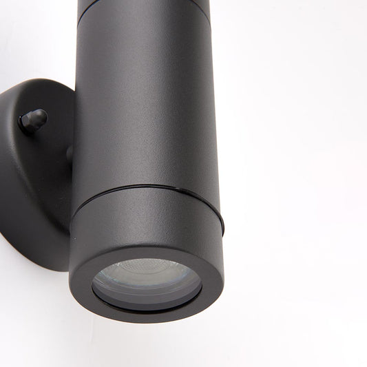 Palin 2lt wall IP44 7W Anthracite Grey Saxby