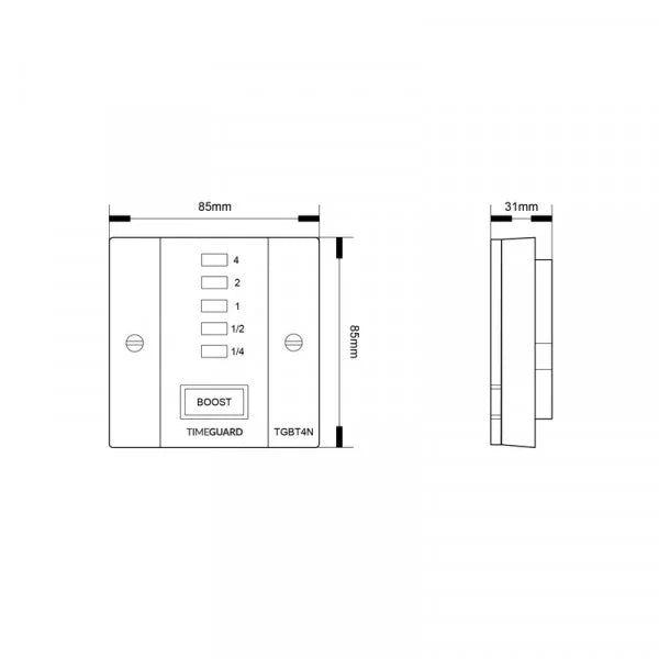 TimeGuard TGBT4N Boostmaster 2 Hour Electronic Boost Timer
