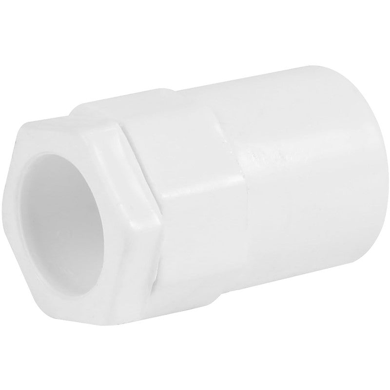 Conduit 20mm White PVC Female Adaptor CFA20