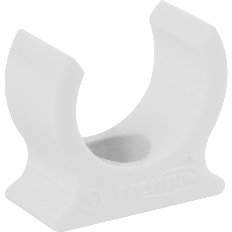 Conduit 20mm Spring Clip Saddle – White CSC20