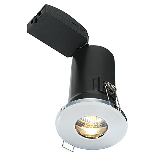 Fire Rated Downlight IP65 Shower Downlight GU10 Matt White / Stainless Steel Satin Nickel / Chrome