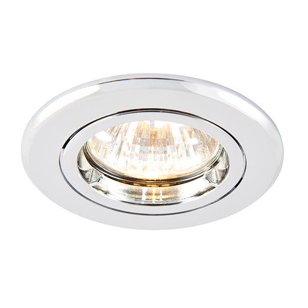 Fire Rated Downlight GU10 Mains Downlight Matt White / Stainless Steel Satin Nickel / Chrome