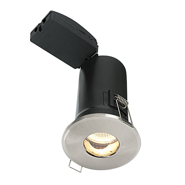 Fire Rated Downlight IP65 Shower Downlight GU10 Matt White / Stainless Steel Satin Nickel / Chrome