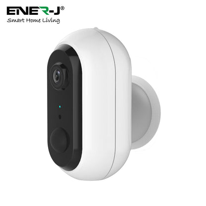 ENER-J Wireless Battery Security Camera – 1080p Smart Home Camera with PIR Motion Detection, No Wiring, No Subscription, Rechargeable Batteries Included (UK)