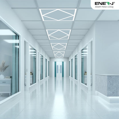 Double Square Borderline LED Panel, 60x60 40W 4000 Lumens, 3 Years warranty, 4000K