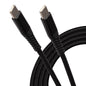 Maplin USB-C to USB-C 60W PD Braided Cable - Black