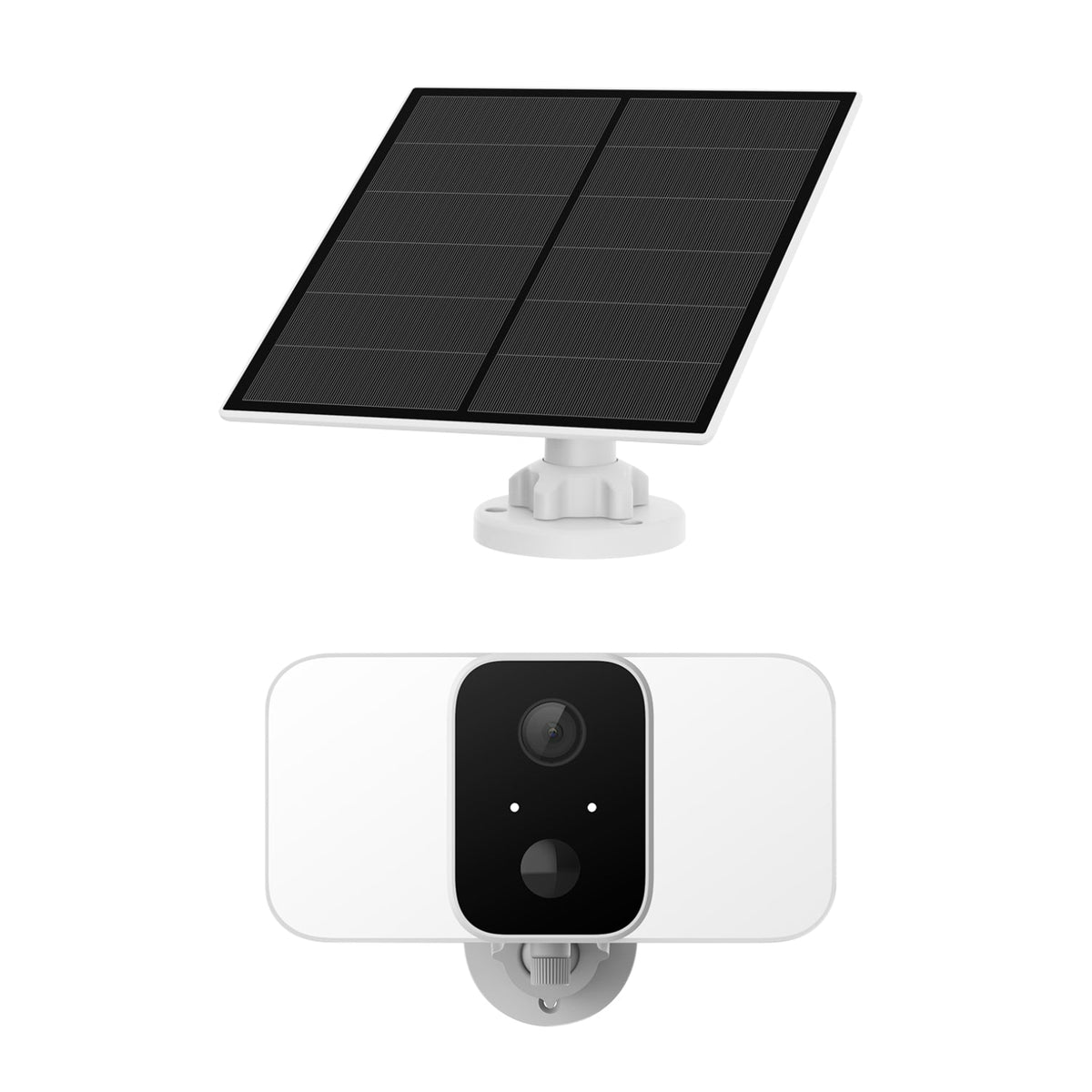 ENER-J 5W Crystal Cell Solar Panel Charger, High-Efficiency IP65 Waterproof Outdoor Power Supply with 3m Cable for ENER-J SHA5344 Wireless Floodlight Camera