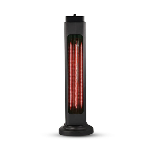 ENER-J 1200W Portable Infrared Heater, Dual 600W/1200W Carbon Tube Space Heater with Oscillation, IP34 Rated, Energy Efficient Electric Heater for Home & Office