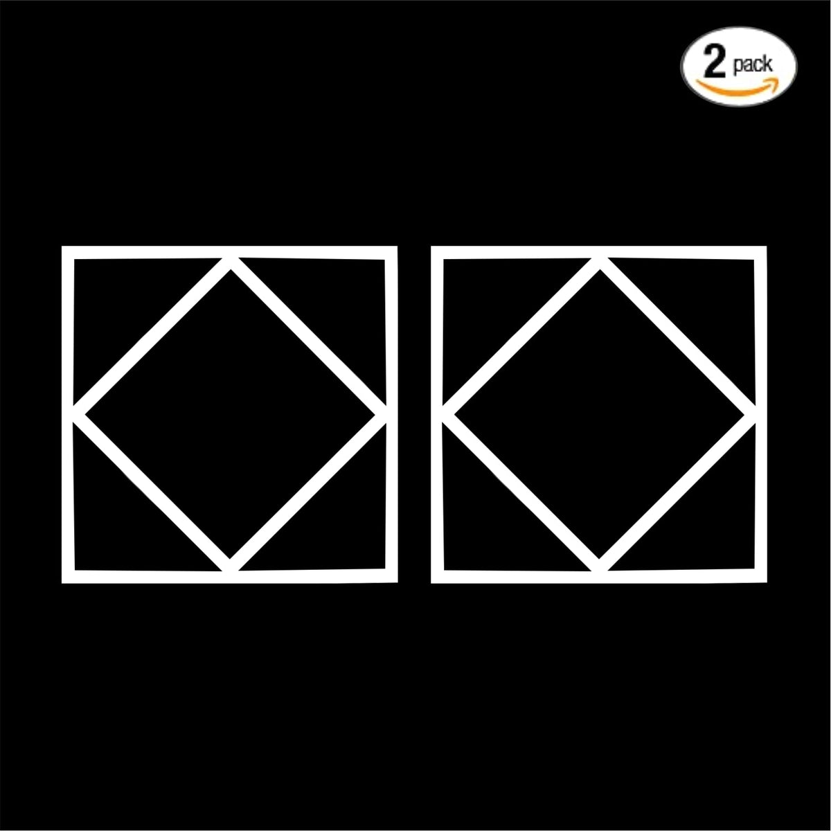 Stylish Double Square Borderline LED Ceiling Panel 60x60cms, 4000 Lumens, 3 Years Warranty, Ideal for Offices, Retail Shops, Hotels, Schools, Restaurants - Pack of 2