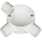 Conduit 20mm 3 Way Tee White CRB