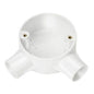 Conduit 20mm 2 Way Angle White CRB20