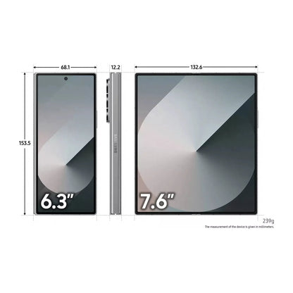 Samsung Galaxy Z Fold6 5G Foldable 256GB Smartphone 7.6" 5G Unlocked