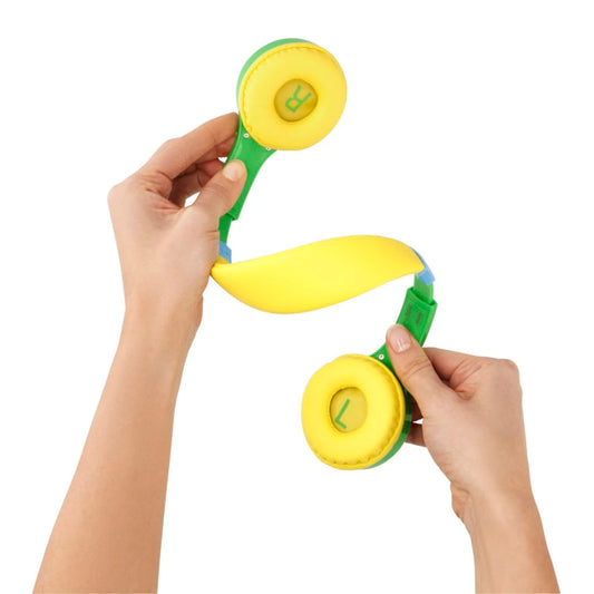 Hama Kids Guard On-Ear Wired Headphones, Green/Yellow