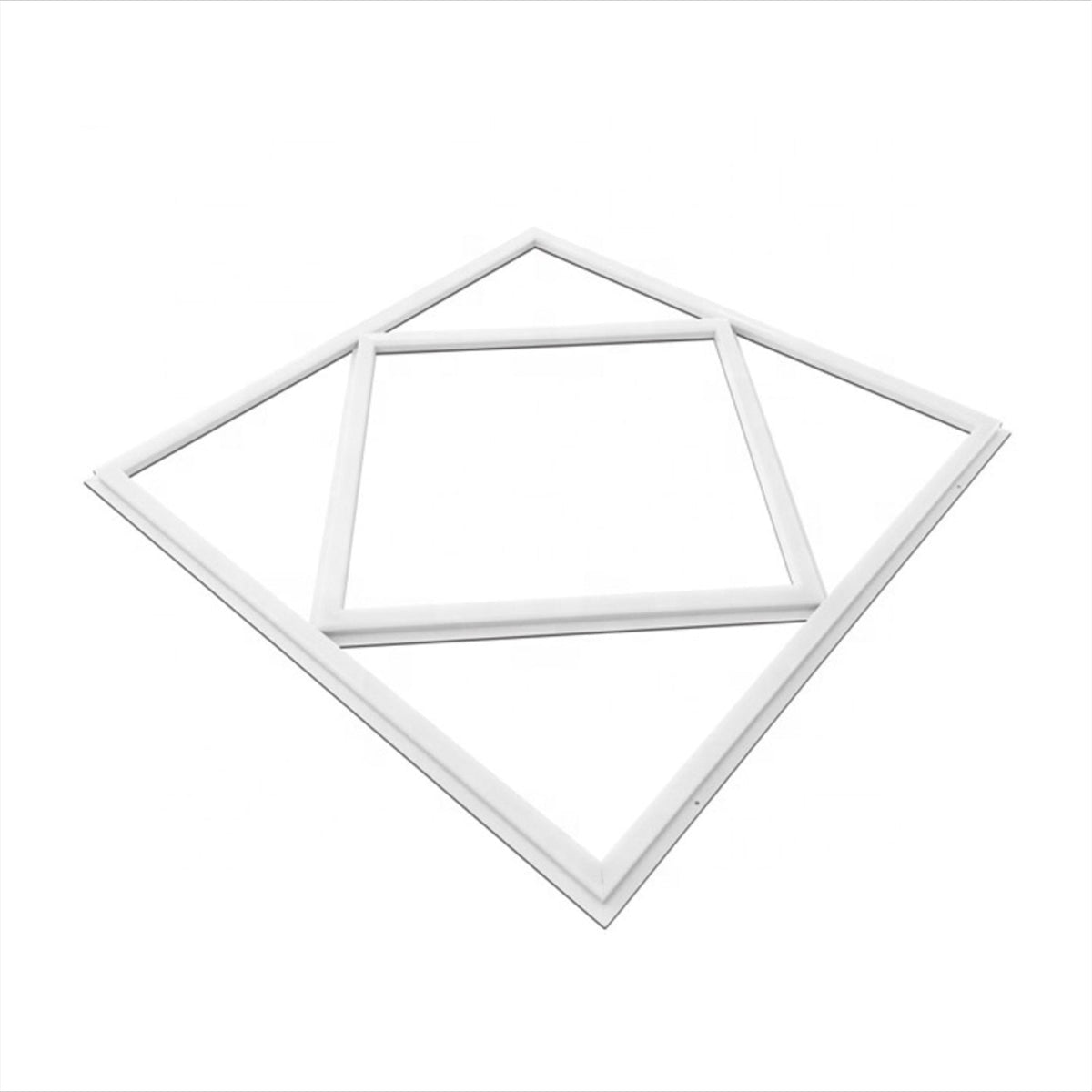 Stylish Double Square Borderline LED Ceiling Panel 60x60cms, 4000 Lumens, 3 Years Warranty, Ideal for Offices, Retail Shops, Hotels, Schools, Restaurants - Single Pack