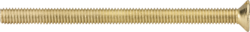 M3.5 x 50mm Flat-Head countersunk electrical socket screw - Brass