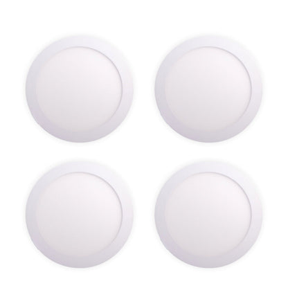 18W Recessed Round LED Downlight Mini Panel 220mm Diameter, 205mm Hole Size, CE Driver, 20000 Hours Long Life, 2 Years Warranty | Single Pack - 4000K