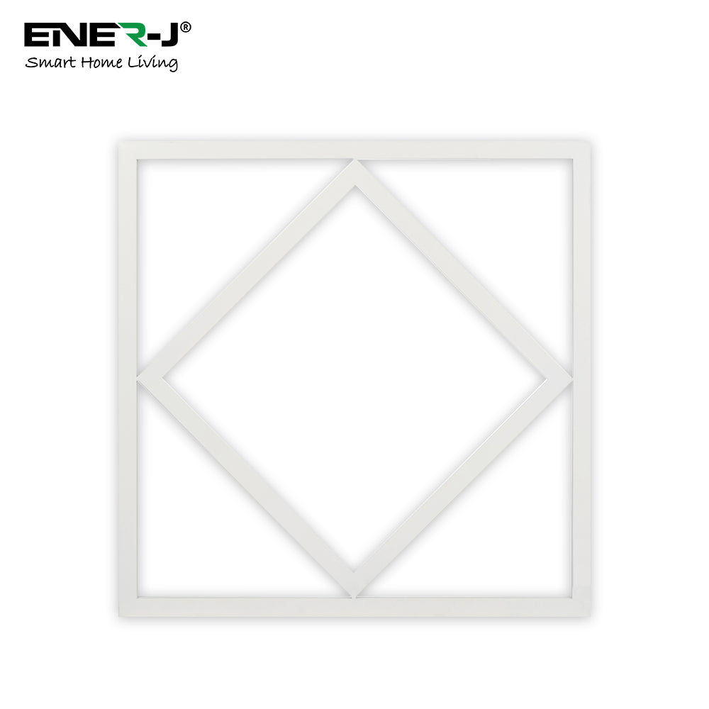 Double Square LED Ceiling Panel 60x60cms 40W 4000 Lumens, 3 Years warranty, CCT Switchable
