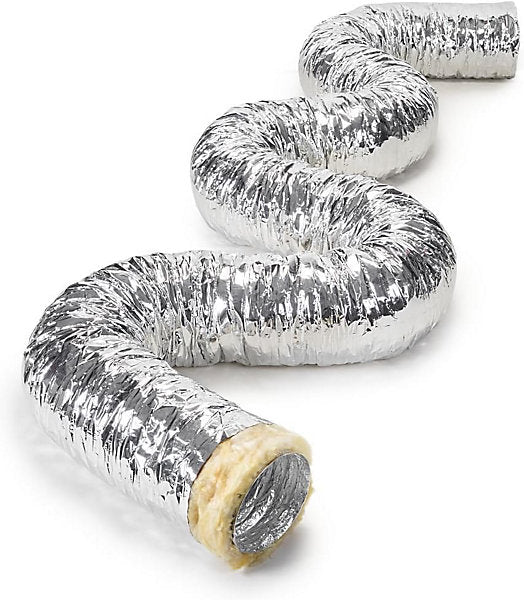 Unbranded 4" Insulated Flexible Ducting 100mm x 10M