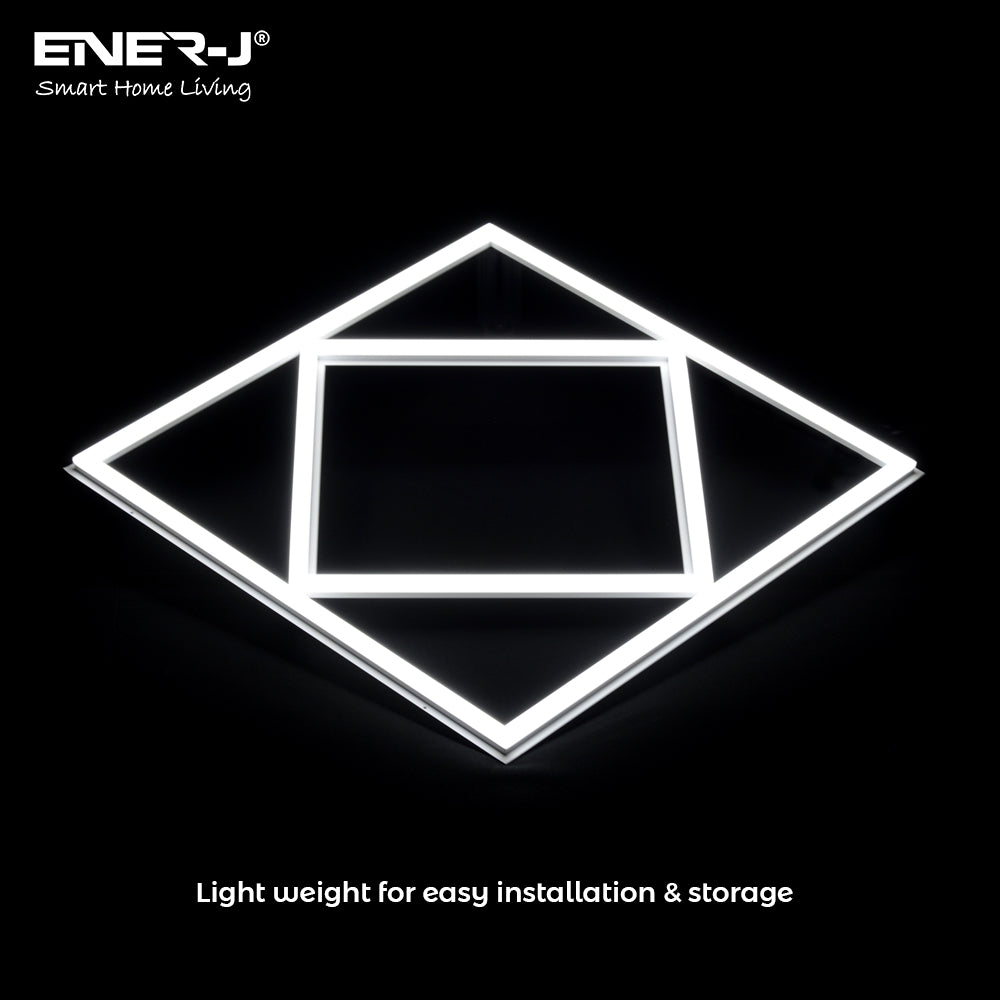 Double Square LED Ceiling Panel 60x60cms 40W 4000 Lumens, 3 Years warranty, CCT Switchable