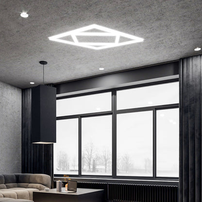 Double Square LED Ceiling Panel 60x60cms 40W 4000 Lumens, 3 Years warranty, CCT Switchable