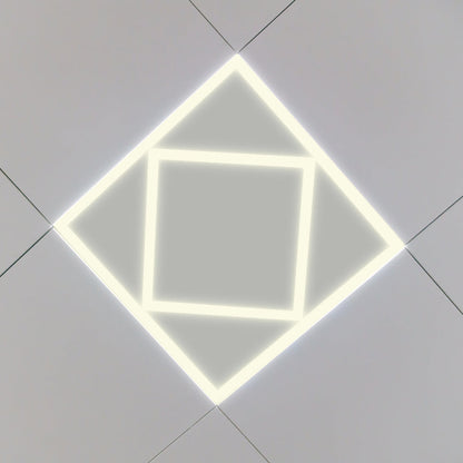 Double Square Borderline LED Panel, 60x60 40W 4000 Lumens, 3 Years warranty, 4000K