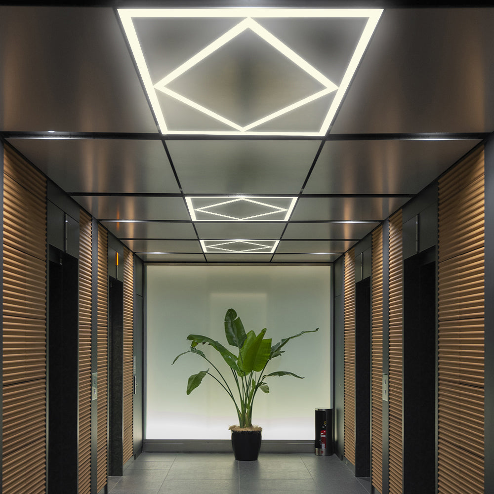 Double Square Borderline LED Panel, 60x60 40W 4000 Lumens, 3 Years warranty, 4000K