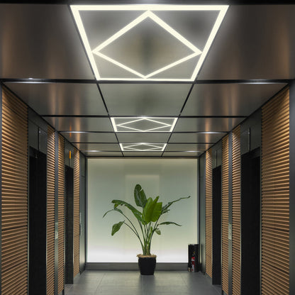 Double Square Borderline LED Panel, 60x60 40W 4000 Lumens, 3 Years warranty | Pack of 6 - 4000K