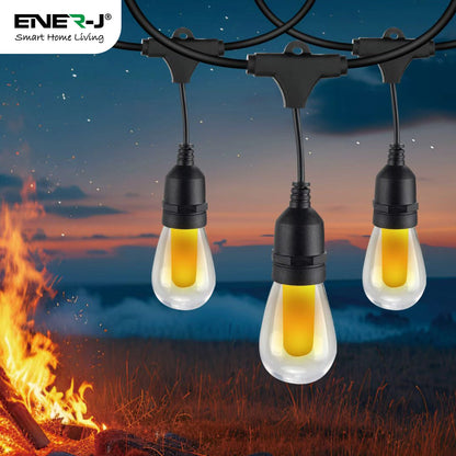 1W Flickering Flame LED Bulb E27 Base