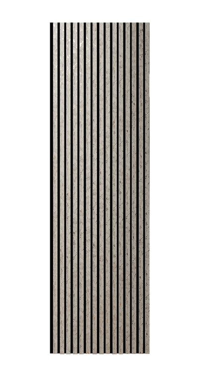 BRITWALL Linear Acoustic Wall Panel, 2400x600x21mm (Pack of 2) – Beige Gold Dot Design