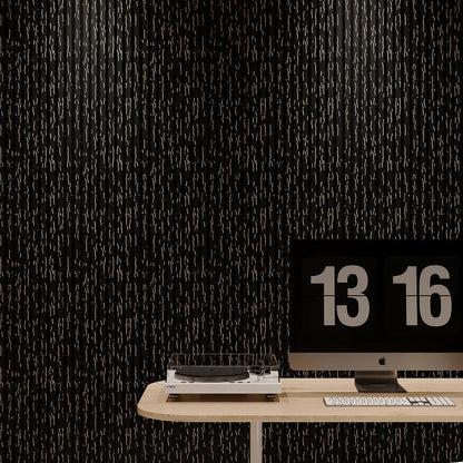 BRITWALL Linear Acoustic Wall Panel, 2400x600x21mm (Pack of 2) – Black Gold Marble Design
