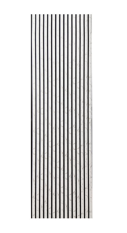 BRITWALL Linear Acoustic Wall Panel, 2400x600x21mm (Pack of 2) – White Gold Marble Design