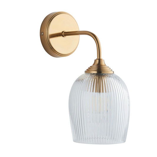 Endon Ashcroft Ribbed Wall Light 120627