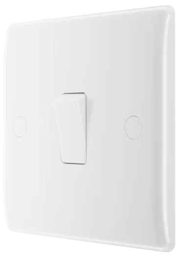 BG 812 White 1 Gang 2 Way Switch