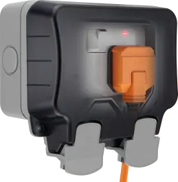 British General IP66 13A 2Gang Double Socket Weatherproof Outdoor