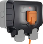 British General IP66 13A 2Gang Double Socket Weatherproof Outdoor
