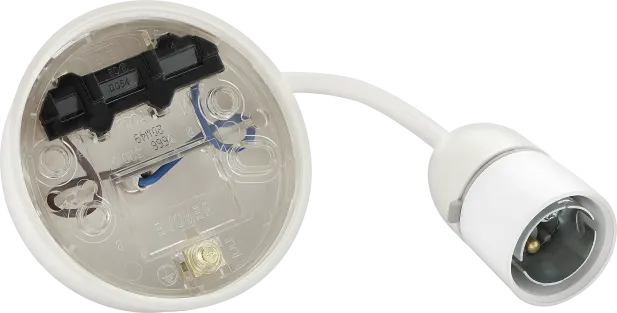 6 Inch Pendant White BG 666 B22 BC