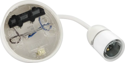 6 Inch Pendant White BG 666 B22 BC